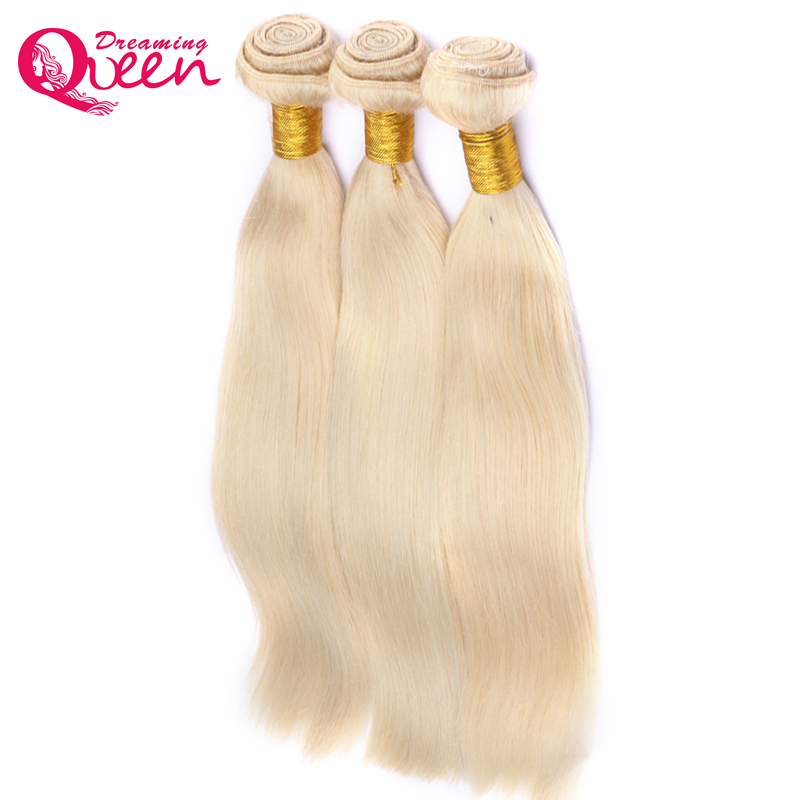 

613 Blonde Brazilian Straight Hair Weave Bundles 100% Virgin Human Hair Extension 10-30 inch Ombre Human Hair Bundles Free Shipping