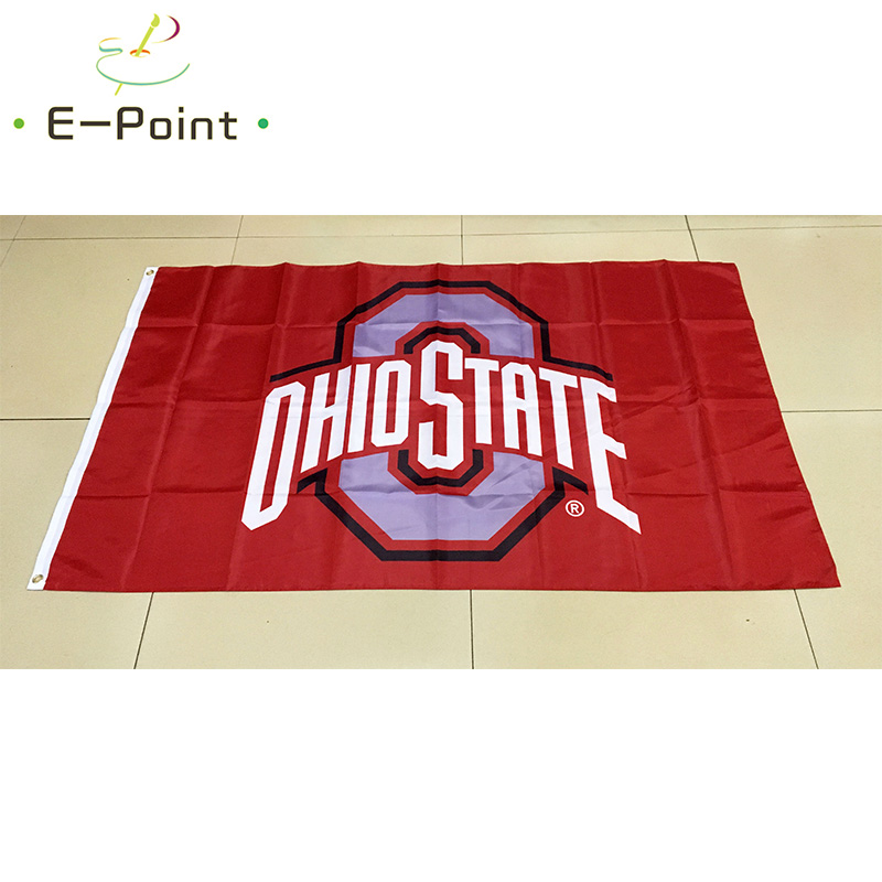 

NCAA Ohio State Buckeyes Flag 3 5ft 90cm 150cm Polyester flags Banner decoration flying home & garden flagg Festive gifts308t