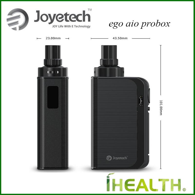 

Joyetech MTL Authentic ProBox ProBox Kit 2100mAh AIO Battery Tank 2ml EGo With BF SS316-0.6ohm AIO 100% Built-in EGo Comes Starter Vbvea