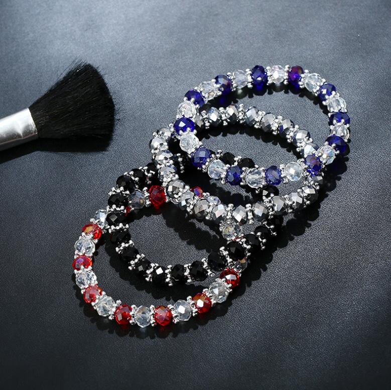 

High quality Natural crystal beaded bracelet ladies jewelry FB523 mix order 20 pieces a lot Link, Chain