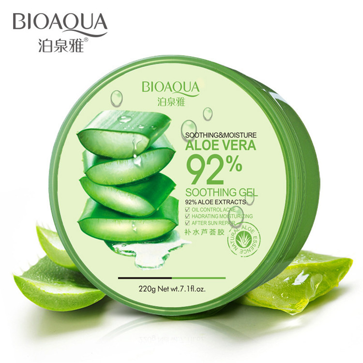 

BIOAQUA Natural Aloe Soothing Gel Moisturizing Mask 220G Aloe Hydrating Nutritious Natural Moisturizer Cream Skin Care Cosmetics