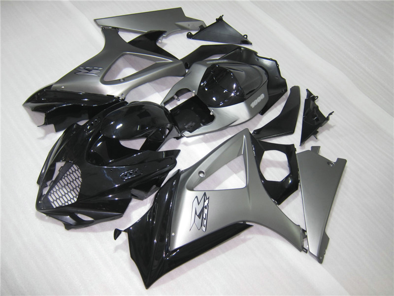 

Injection molding 100% kit for Suzuki GSXR1000 05 06 silver black fairings set GSXR1000 2005 2006 OT31, Same as picture