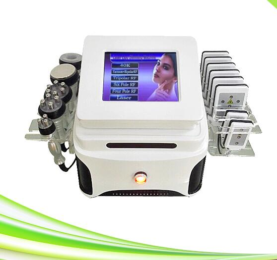 

6 in1 tripolar rf lipo laser cavitation vacuum butt enhancement machine