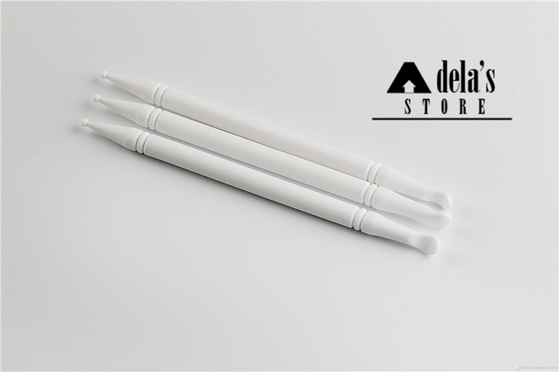 

Ceramic Dabber Nail Tool With Ball And Scoop Length 112mm 60mm Oil Wax Tools Dab Rig Also Sell Quartz Titanium Dabber DHL 220