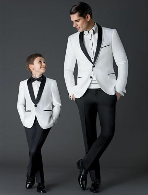 

Black White Simple Cheap Wedding Suits Slim Fit Bridegroom Tuxedos Two Pieces Groomsmen Suit Formal Business Men Suit, Black;gray