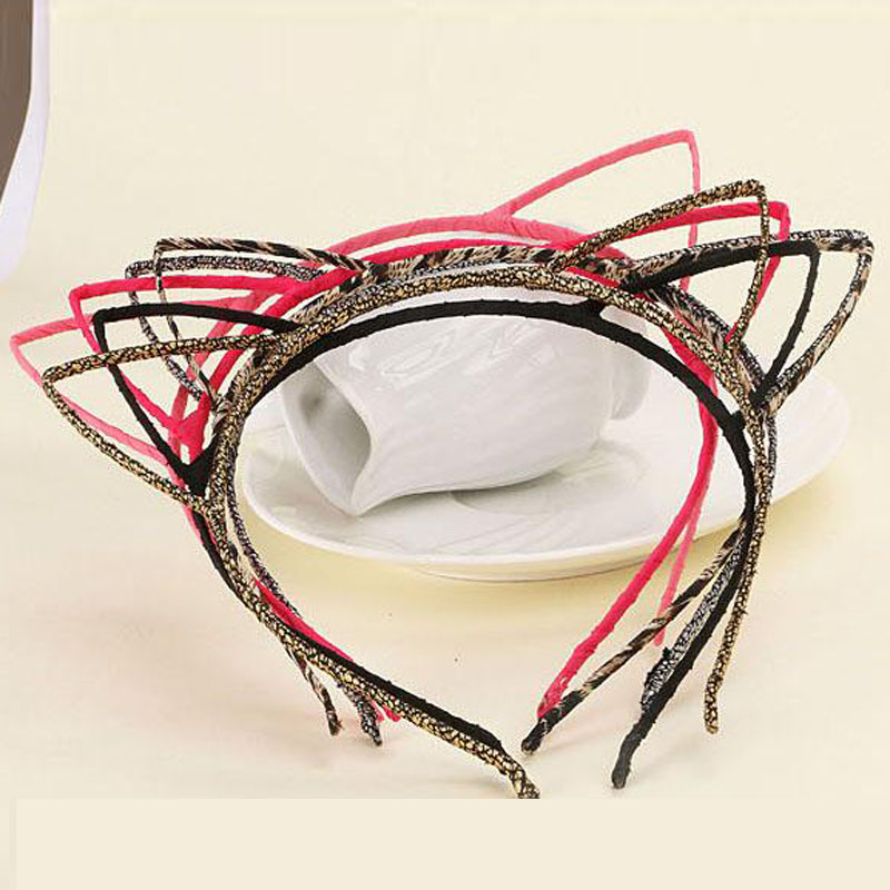 

2017 Fashion Cat Ears Hair Bands Jewelry Womens Girls Slim Headbands 30pcs /Lot The Cheapest Hair Bands, Multi-color
