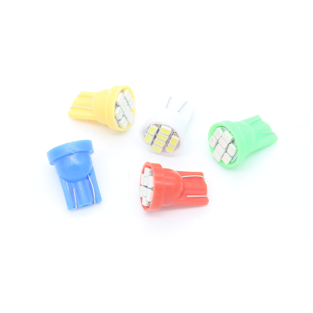 

20X T10 W5W 3020 8 LED Car Automobile Marker Lamp Parking Light License Plate Light Door External Light Source LED Bulb 12V WY5W