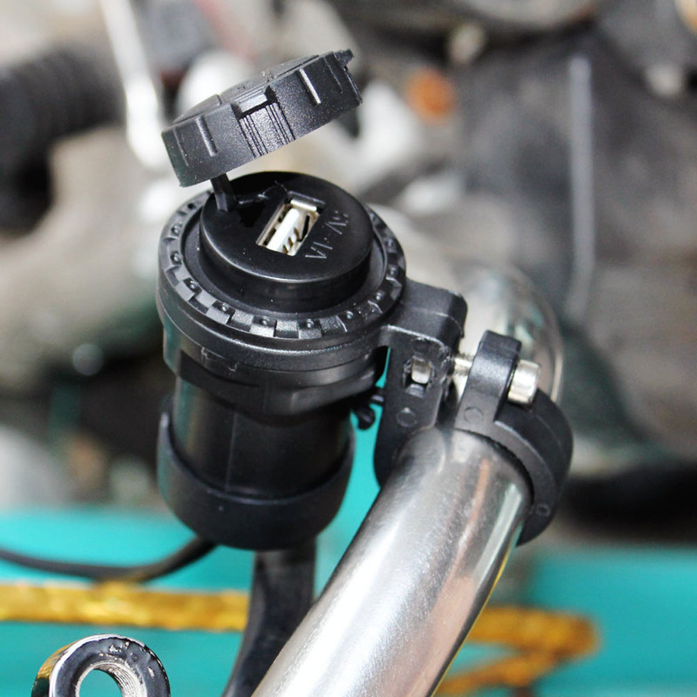 Guaranteed 100% Motorcycle USB phone charger car charger 12V24V Stent For Apple Samsung Millet Huawei mobile phone Free Shipping-image-401518563