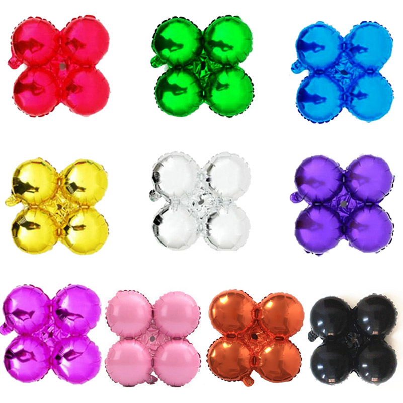 

Column arch four petals leaf balloons Home & Garden Event & Party Supplies wedding birthday Xmas decortions leaf clover foil balon 50pcs/lot, As the options shows
