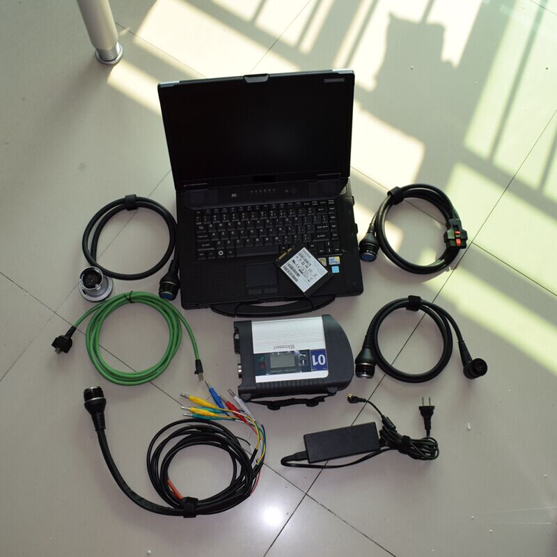 

mb star c4 toughbook cf52 diagnostic tool ssd software laptop full set scanner for 12 v 24v ready to work scanner windows 11system super