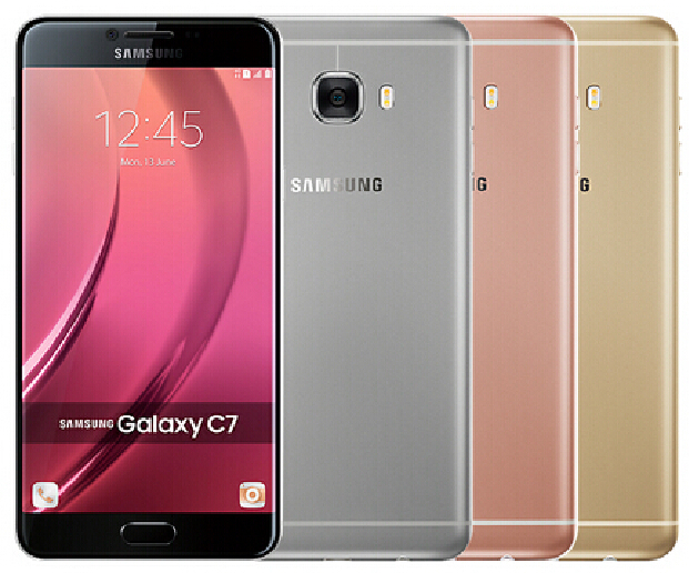 

Refurbished Original Samsung Galaxy C7 C7000 Unlocked Cell Phone 32GB/64GB 16MP 5.7 Inch Dual Sim Android 6.0, Silver