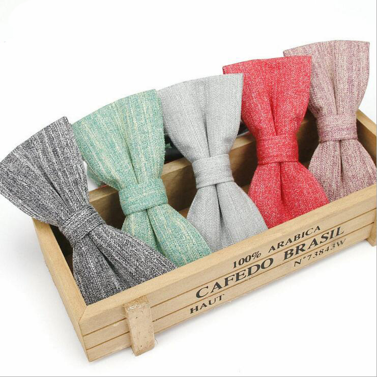 

High Quality Fashion 2017 Man Shirt Accessories Navy Bow Tie for Wedding Men Wholesale Bowtie Party Business Formal Neckwear