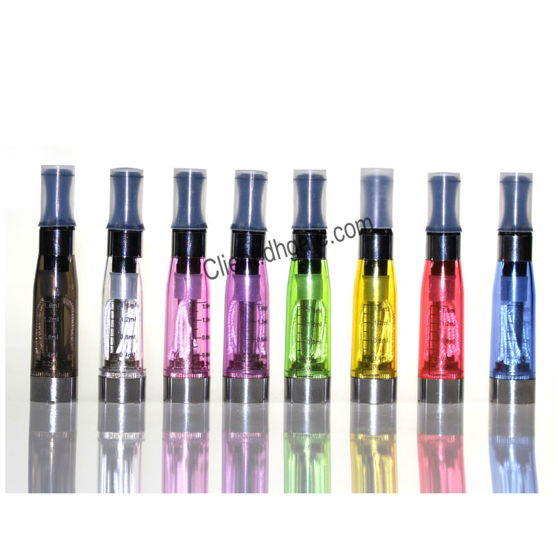 

CE4 Atomizer 1.6ml 2.4ohm 4 Wicks 7 Colors No leaking Tank 510 thread for Ego t EVOD Twist Vision Vaporizer