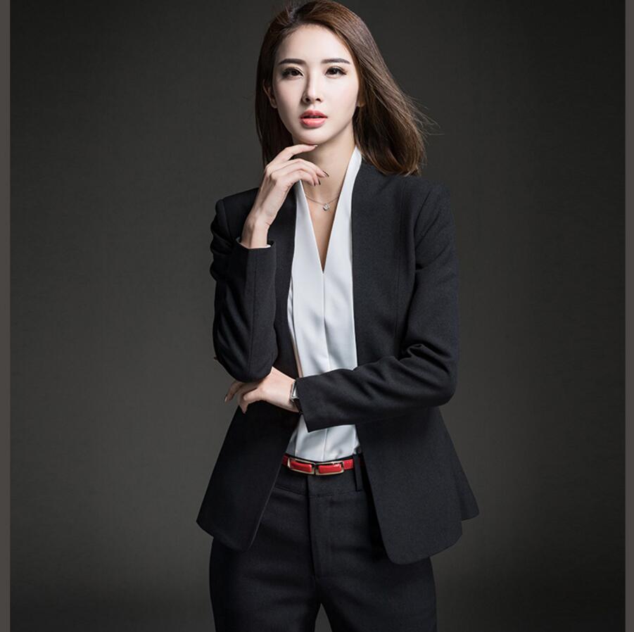 

Women suit fashion style formal occasions business casual party dress two-piece single-breasted lapel suit 2 (coat + pants) custom made, Ivory