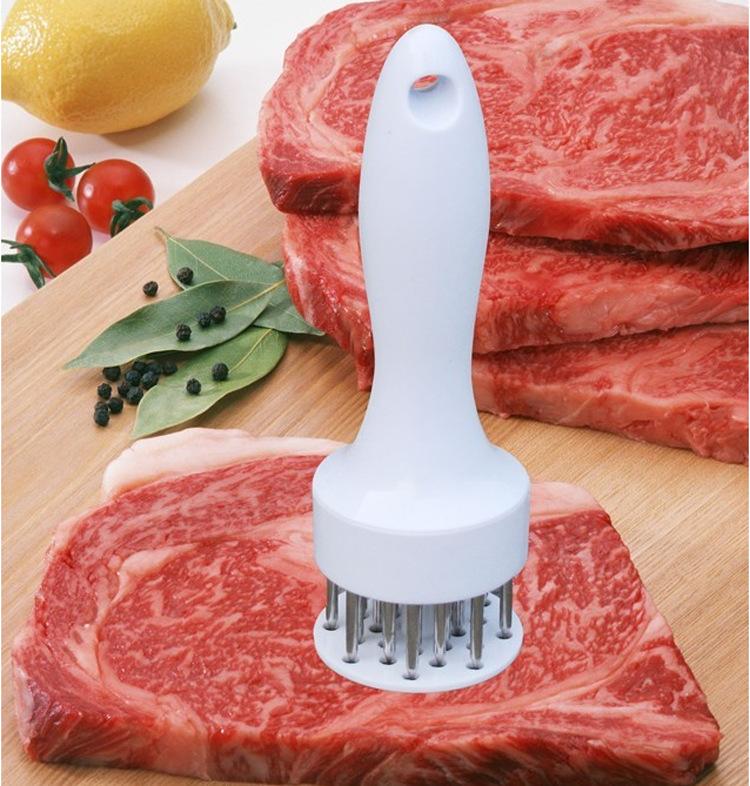 ningbao651 Multifunction Sauces Injection Handmade Meat Tenderizer Meat Injector Needle Stainless Steel Kitchen Gadgets Tools