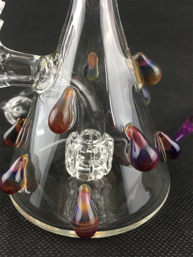 

Glass hookah imitation pistol oil rig bong, smoking pipe, 14mm joint factory direct sales welcome to order