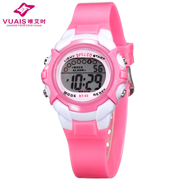 Prema Marque Enfants Enfants Montres Numériques Quartz En Caoutchouc De Sport Montre-Bracelet Garçons Ou Filles Horloge Pleine Fonction étanche