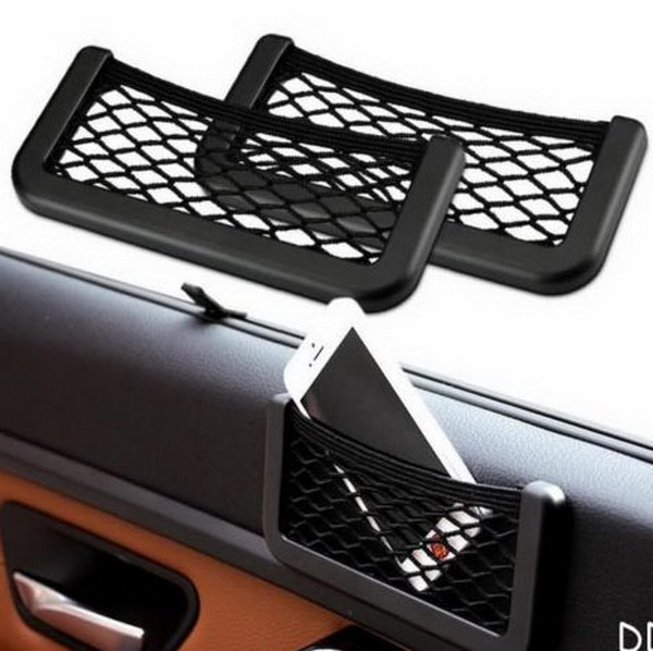 

Universal Car Seat Side Back Net Storage Bag Phone Holder Pocket Organizer M00017 VPWR