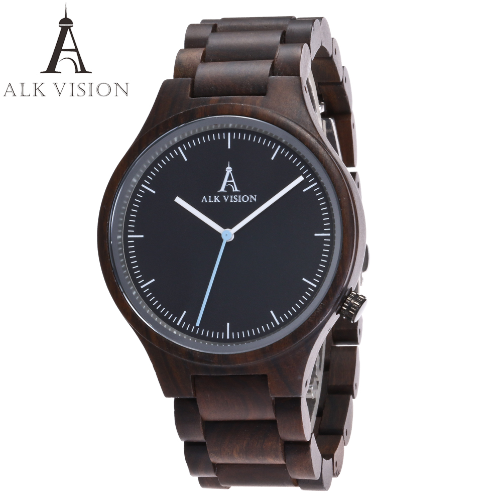 ALK Vision 2017 montres en bois femmes montres couples horloge hommes montres top brad luxe mode montre femme