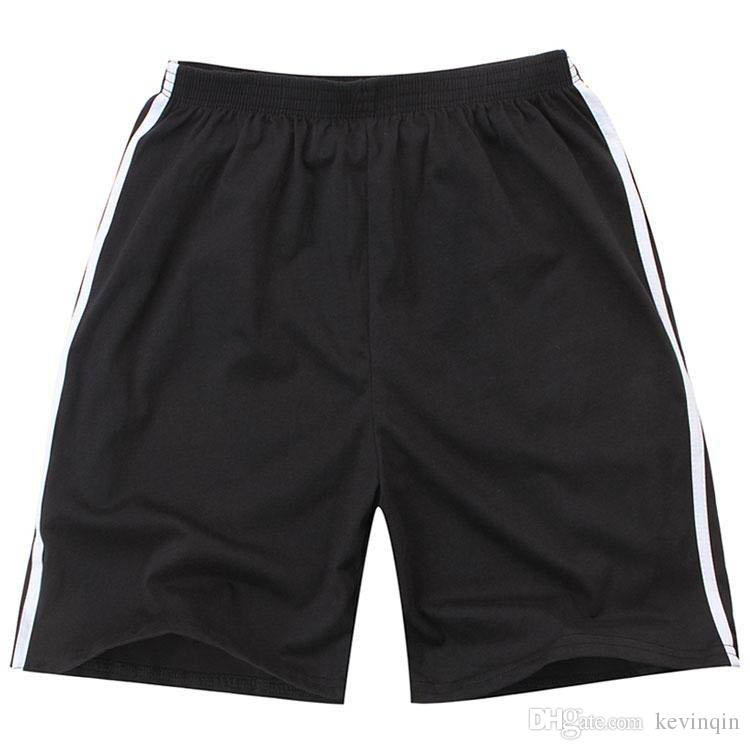 

Summer men's beach leisure short trousers sport gym bermuda surf solid cotton sports shorts loose boardshorts fitness men 3color, Dark grey