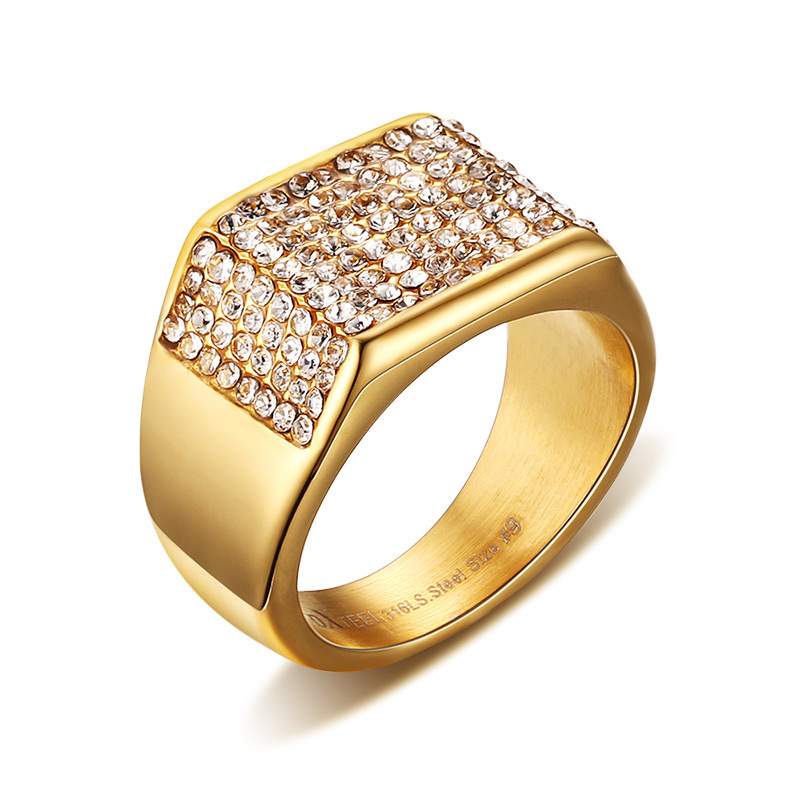 new gold ring design for male