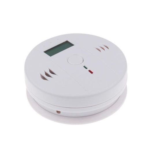 

LCD CO Carbon Monoxide Detector Alarm System For Home Security Poisoning Smoke Gas Sensor Warning Alarms Tester With Retail Box