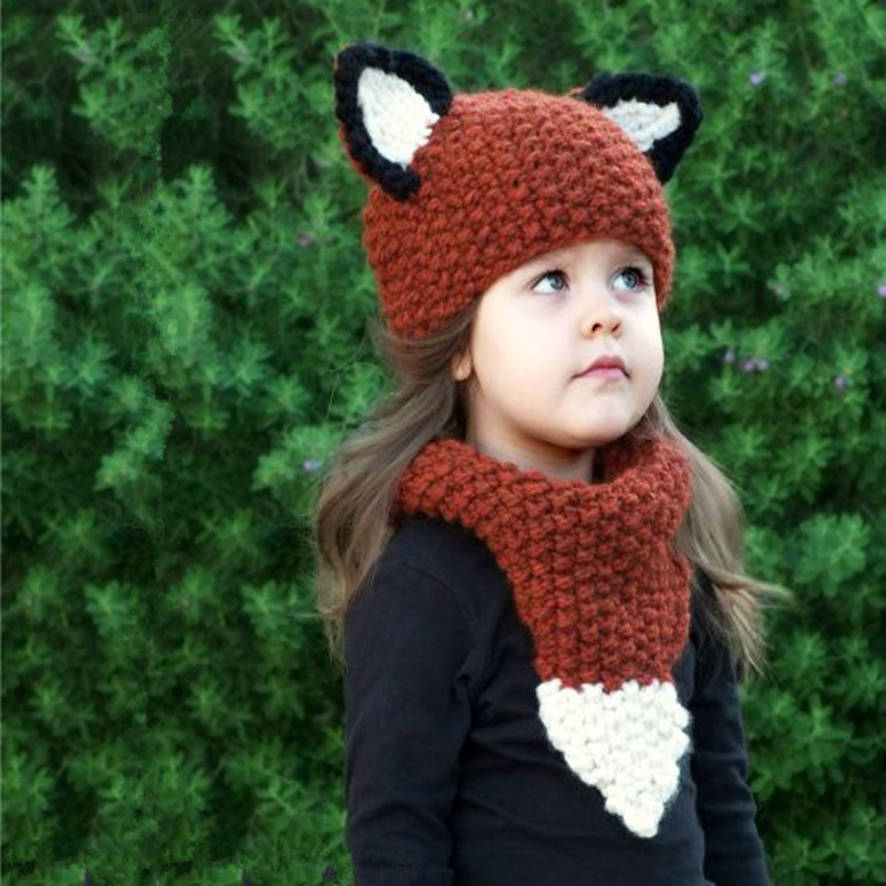 childrens fox hat
