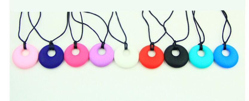 Silicone Teething Pendant Necklace Baby Sensory Jewellery Teether Raccoon UK