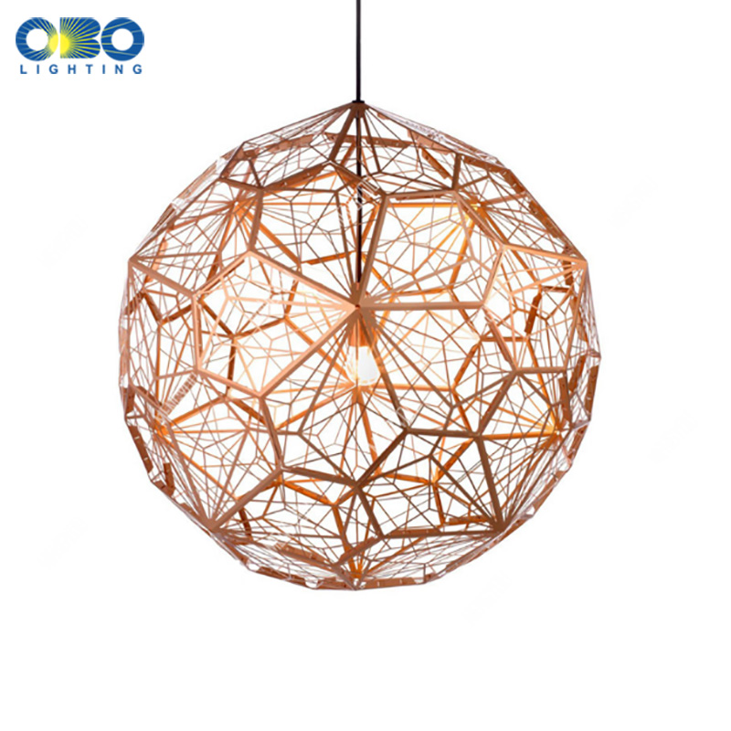 Modern Stainless Steel Pendant Lamp Dropping Lights Hotel Hall/Mall Lighting E27 110-240V Gold/Silver/ Rose Hanging Lamp Fixture-image-394989443
