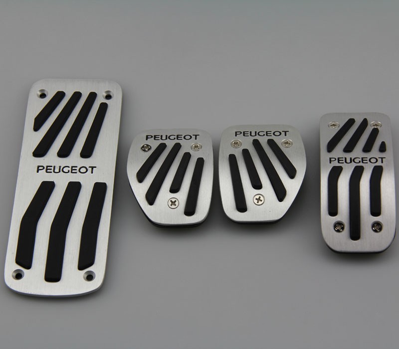 

Car Accessories For Peugeot 2008 207 CC SW GTI/RC 208 GTI 308CC Accelerator Fuel Brake Foot Rest AT/MT Pedal Pad Plate Sticker 05