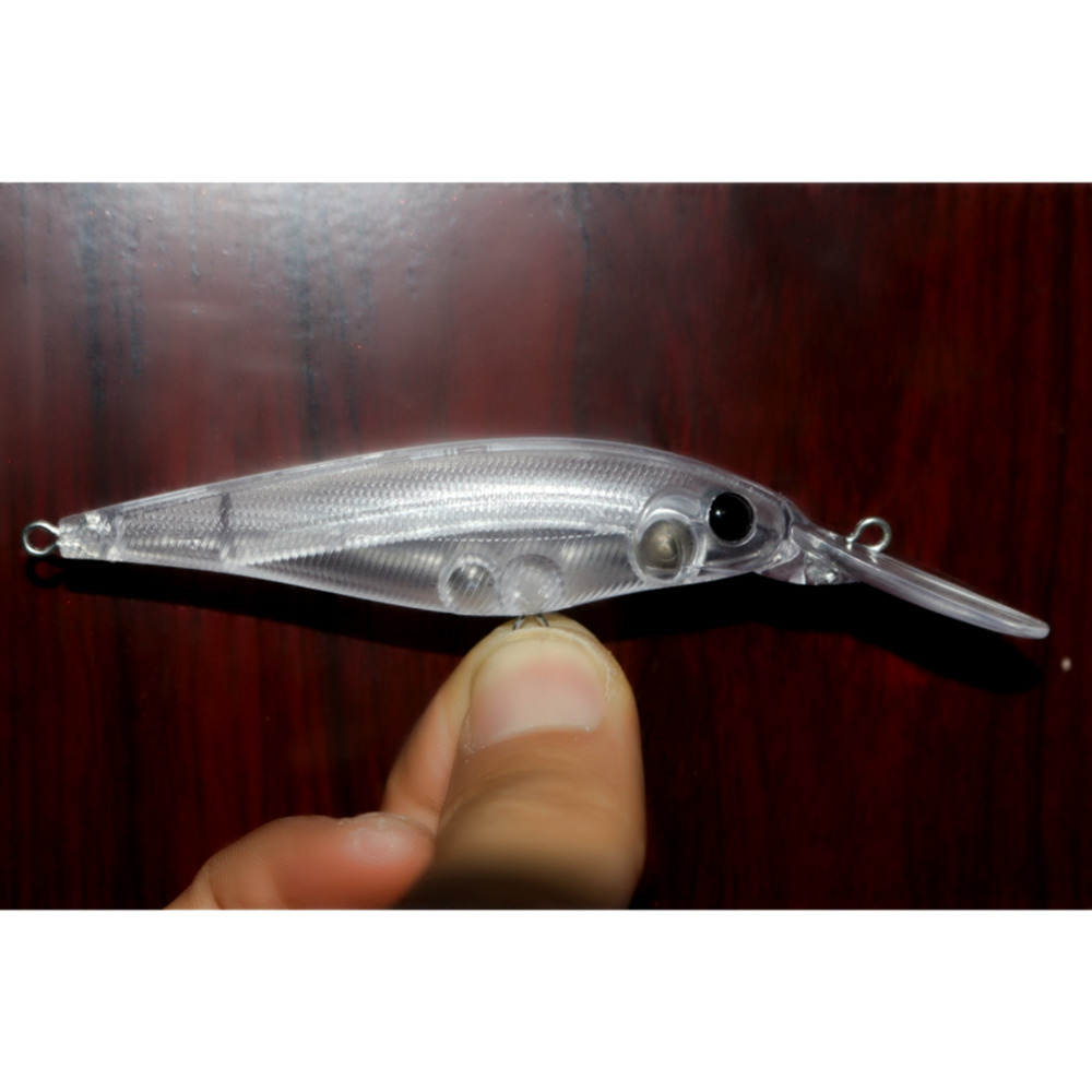 

GYFISHING 20 Pcs Unpainted Fishing Lure Shad Medium Divers Minnows Hard Baits Body