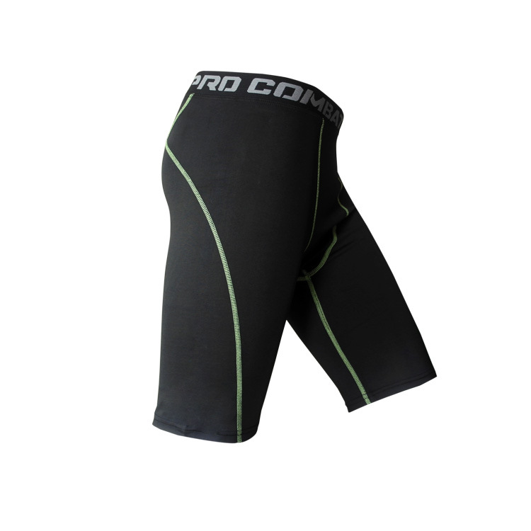 

Men's compression Pants Training Sports Fitness Shorts Moisturizing Wrapping Dried Casual Camouflage Shorts Tights, Black