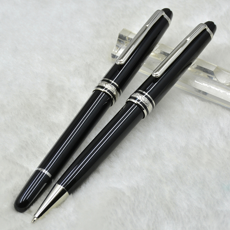 Luxus M.B 163 Mit Seriennummer Mattschwarzes Fass Hochwertiger Kugelschreiber
