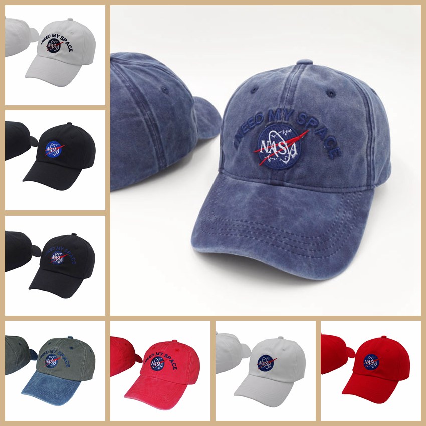 

Fashion I Need My Space NASA LOGO Tourism Mountain Riding Leisure Travel Hat Adjustable Snap Back Astronomers Space enthusiasts Caps, #4