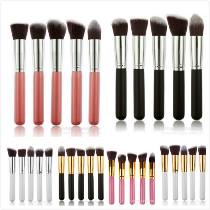 

Professional Powder Blush Brush Facial Care Facial Beauty Cosmetic Stipple Foundation Makeup Tool 5pcs/set in stock 30 set
