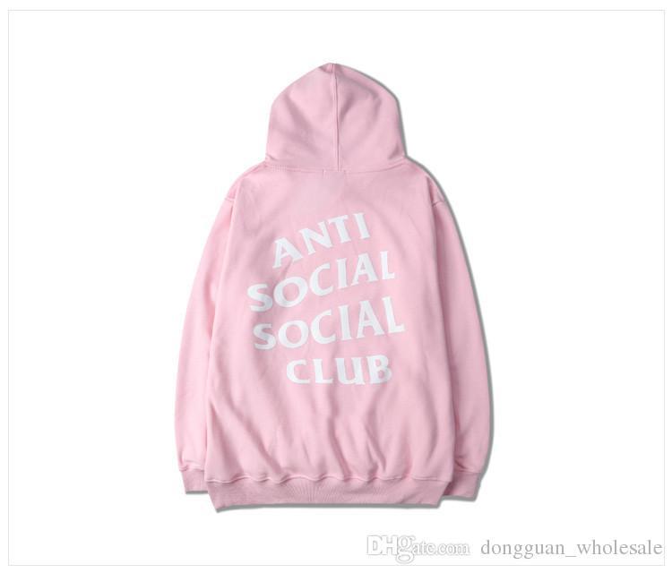 moletom anti social club rosa