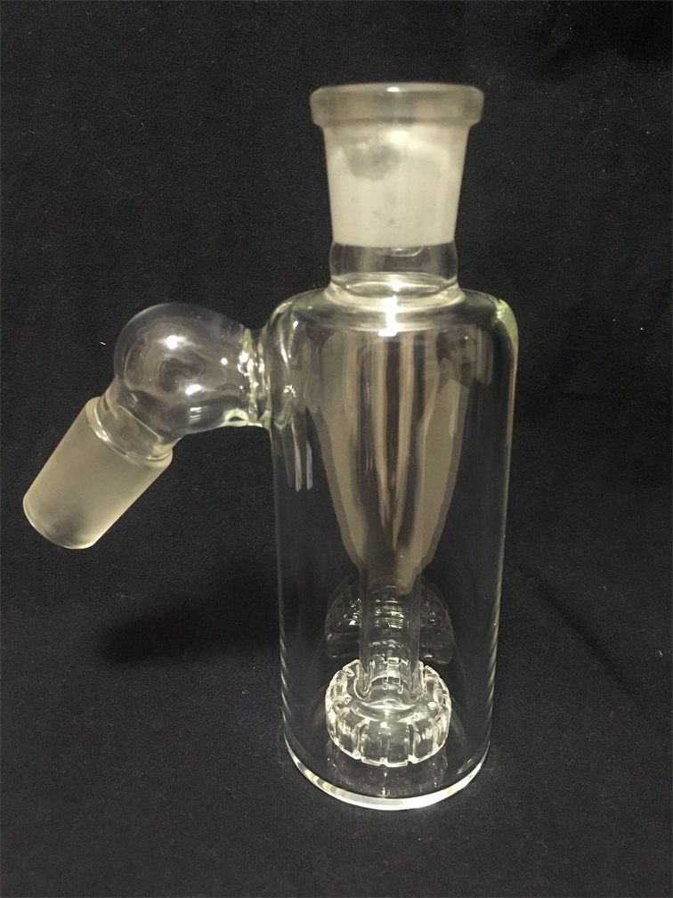 

iuGlass Ash catcher bong 45 degrees Ashcatcher water pipes bongs 18mm heavy dab oil rig smoking accessoruy Ash catchers