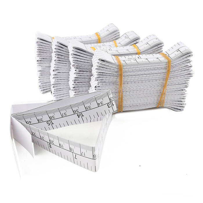 

1 Meter 40" Paper Tape Measure Disposable Paper Measuring Tape Ruler Educare Used Measuring Babies Head Wholesale 100PCS