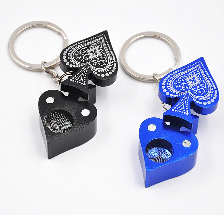 

The new foreign trade metal pipe poker peach heart smoke pipe