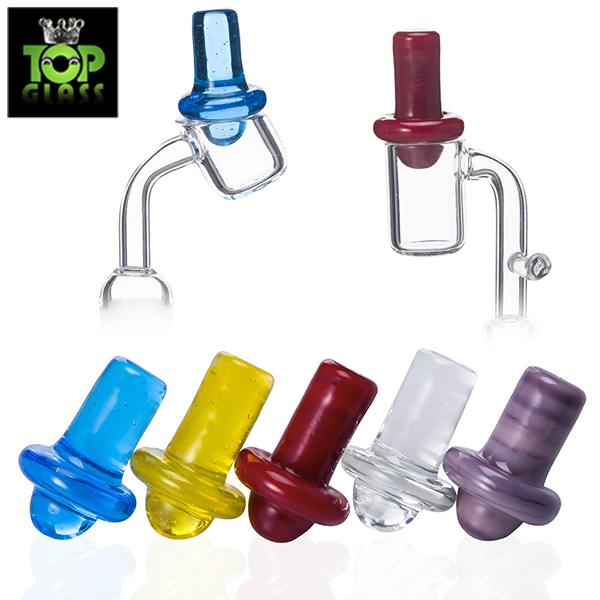 

Universal Solid Colored glass UFO carb cap dome for glass water pipes, dab oil rigs, Quartz banger Nails