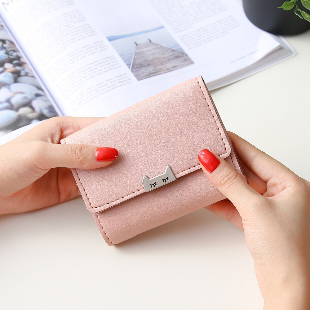 

Women's Wallet Fashion Bag Female's Purse Ladies' Short Wallet Girl Leather Purse Famous Designer Brand Luxury Mini Bag, Blue