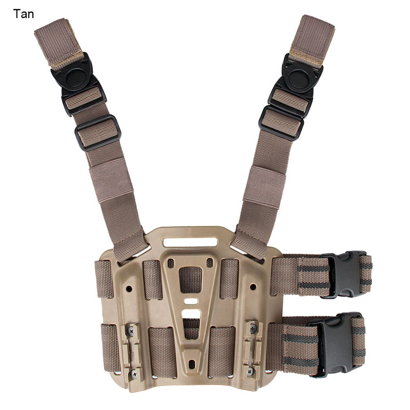 PPT Tactical Holster Platform Black Tan Color Good Quality for Hunting Shooting CL7-0061-image-389062401