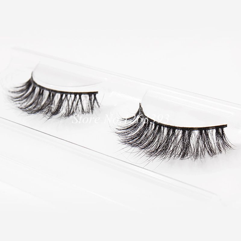 

Mink False Eyelashes Fashion Makeup Stage Lashes Natural Long Crisscross Messy Soft Realistic Fake Eyelashes