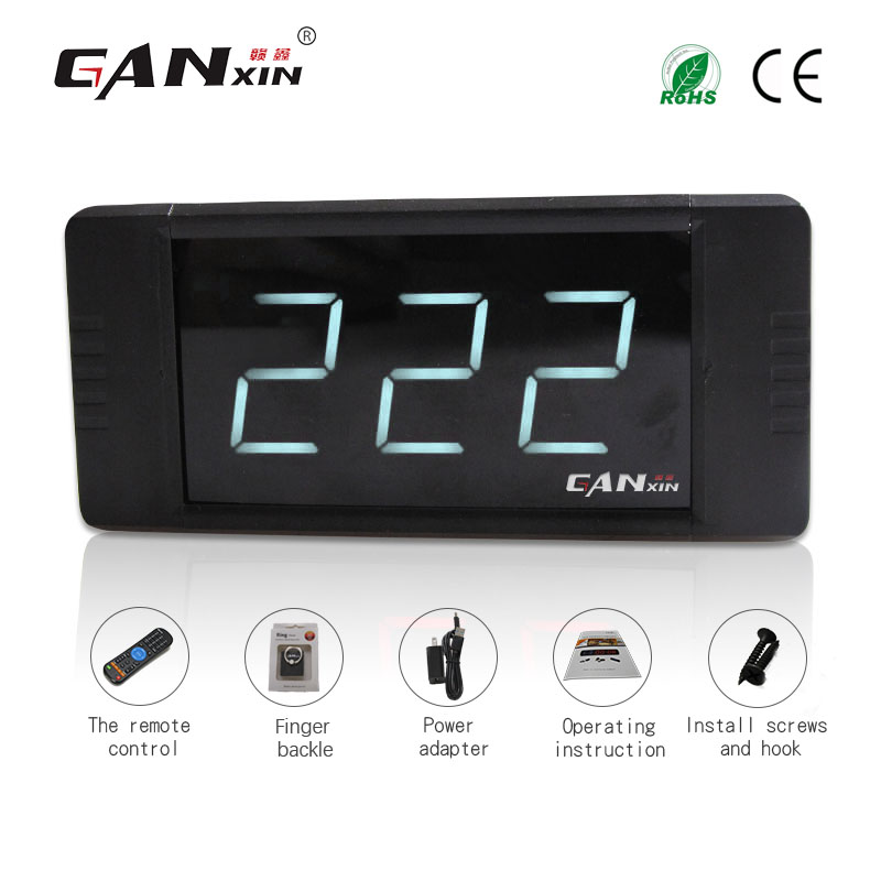 [GANXIN] 1" Digits Lap Counter Semi-outdoor LED Digital Seconds Countdown/up Timer IR Remote Control-image-404060556