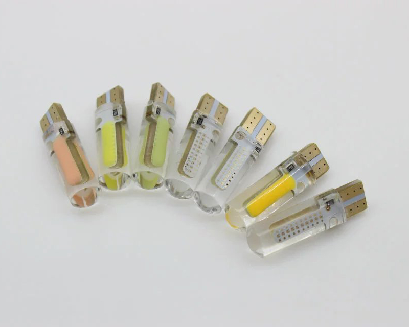 

100x T10 194 168 W5W White silica gel COB 20SMD LED Car Bulb Clearance Parking Light Crystal License Plate lamp 12V 100pcs