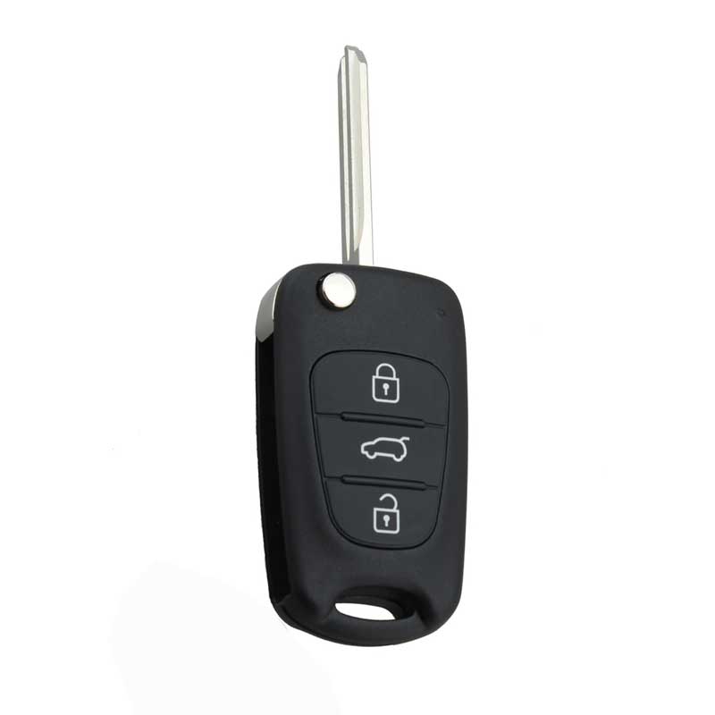 Garantie 100 Remplacement de la coque de clou de rabat de remplacement pour KIA K2 K5 K5 Étui de télécommande FOB Uncut BLADE 3 Boutons GRATUIT