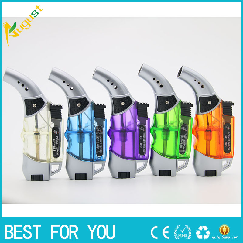 

GF-863 gas lighter for cigarettes new spray gun lighter click n vape advanced vaporizer torch lighter