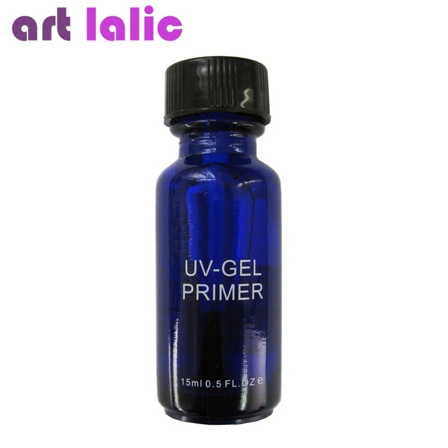 

Wholesale-Acid Free UV Gel Primer Bond 0.5oz Nail Tips Soak Off for UV Gel System #SGA, As pic