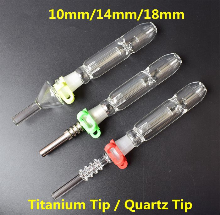 

Mini NC Kit with gr2 titanium Tip nail quartz nail 10mm 14mm 18mm all avaiable mini glass pipe Micro NC set Smoking Pipes