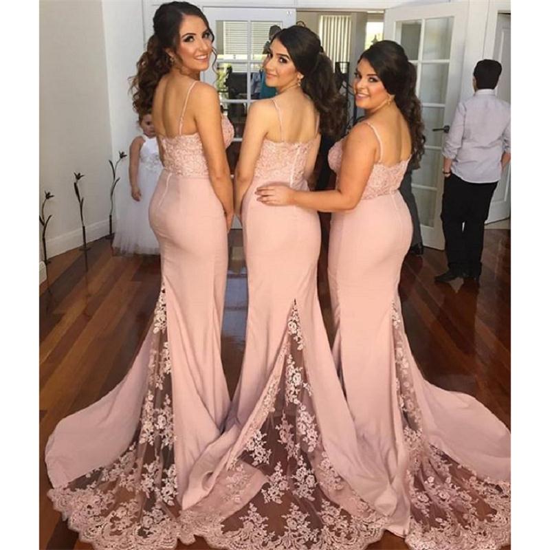 maid of honor blush dresses